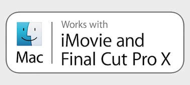 支援 iMovie 和 Final Cut Pro X